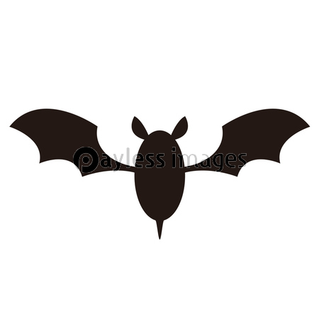 蝙蝠 コウモリ のシルエットイラスト 商用利用可能な写真素材 イラスト素材ならストックフォトの定額制ペイレスイメージズ