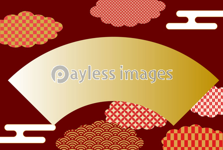 赤い和風背景イラスト 商用利用可能な写真素材 イラスト素材ならストックフォトの定額制ペイレスイメージズ