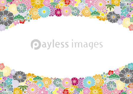 和柄 花柄 背景 商用利用可能な写真素材 イラスト素材ならストックフォトの定額制ペイレスイメージズ