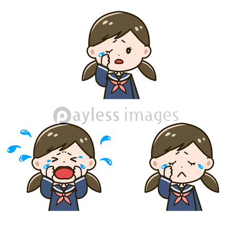 泣く男の子 ポーズ イラスト ストックフォトの定額制ペイレスイメージズ