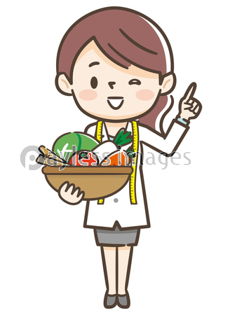 栄養士の女性と食材 商用利用可能な写真素材 イラスト素材ならストックフォトの定額制ペイレスイメージズ