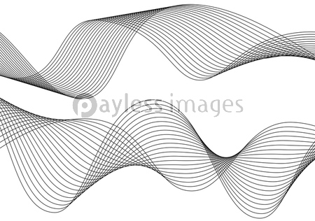 背景素材 リボンのラインアート テンプレート イラスト ストックフォトの定額制ペイレスイメージズ