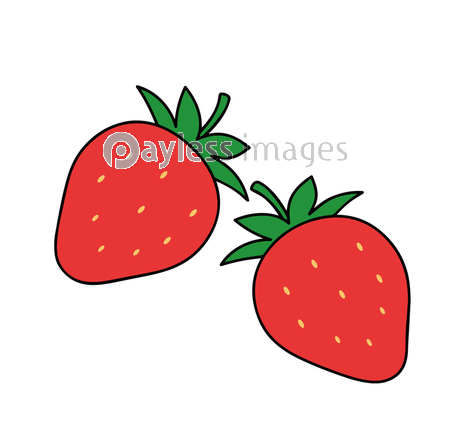 いちご イラスト クリップアート 商用利用可能な写真素材 イラスト素材ならストックフォトの定額制ペイレスイメージズ