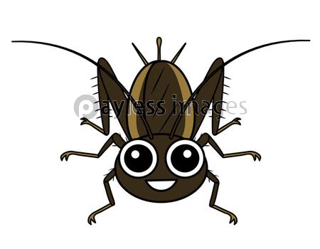 コオロギ キャラクター イラスト クリップアート 商用利用可能な写真素材 イラスト素材ならストックフォトの定額制ペイレスイメージズ