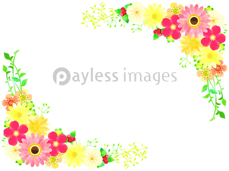 春の花のイラスト背景 商用利用可能な写真素材 イラスト素材ならストックフォトの定額制ペイレスイメージズ