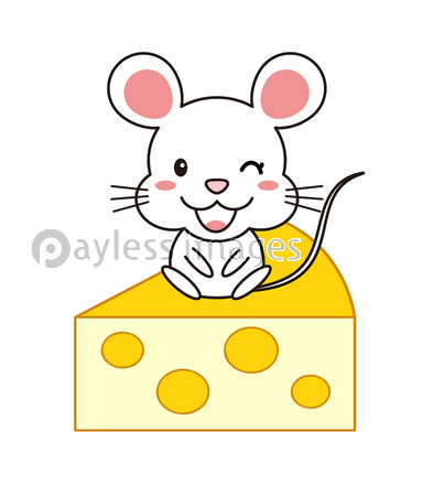 ねずみとチーズ イラスト クリップアート 商用利用可能な写真素材 イラスト素材ならストックフォトの定額制ペイレスイメージズ