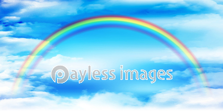 虹 カラフル 風景 背景 商用利用可能な写真素材 イラスト素材ならストックフォトの定額制ペイレスイメージズ