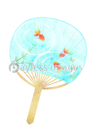 うちわ 朝顔 - 商用利用可能な写真素材・イラスト素材なら