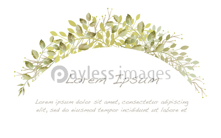 水彩風 ボタニカルなフレームイラスト 商用利用可能な写真素材 イラスト素材ならストックフォトの定額制ペイレスイメージズ