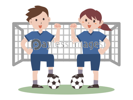サッカーイラスト 商用利用可能な写真素材 イラスト素材ならストックフォトの定額制ペイレスイメージズ