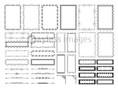 フレーム 飾り枠 飾り罫 商用利用可能な写真素材 イラスト素材ならストックフォトの定額制ペイレスイメージズ