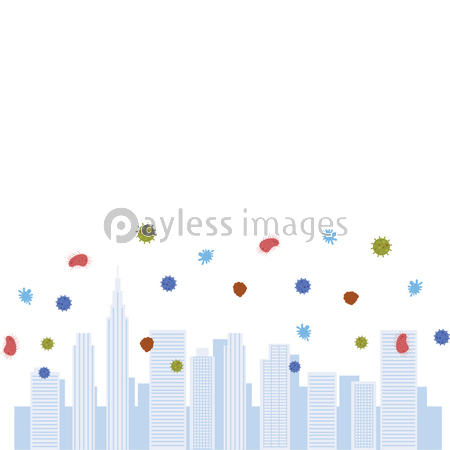 都心の病原体イラスト 商用利用可能な写真素材 イラスト素材ならストックフォトの定額制ペイレスイメージズ