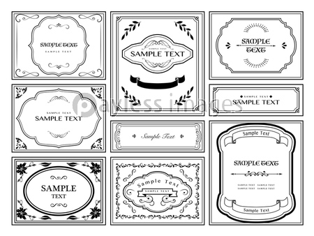 フレーム 飾り枠 飾り罫 商用利用可能な写真素材 イラスト素材ならストックフォトの定額制ペイレスイメージズ