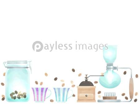 カフェのイメージのイラスト背景 商用利用可能な写真素材 イラスト素材ならストックフォトの定額制ペイレスイメージズ