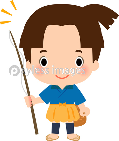 日本昔話の漁師 ストックフォトの定額制ペイレスイメージズ