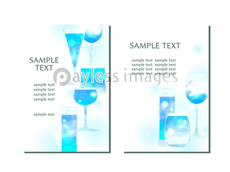 青いカクテルのイラスト背景 商用利用可能な写真素材 イラスト素材ならストックフォトの定額制ペイレスイメージズ