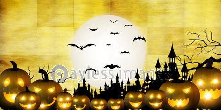 ハロウィン かぼちゃ 背景 商用利用可能な写真素材 イラスト素材ならストックフォトの定額制ペイレスイメージズ