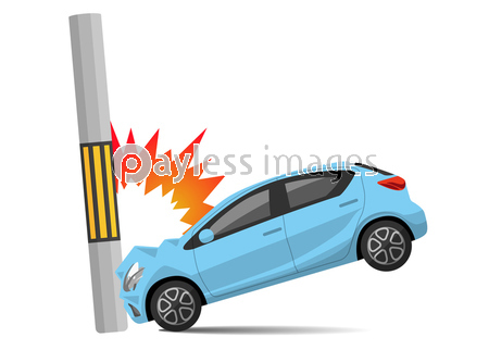 イラスト素材 車 衝突事故 商用利用可能な写真素材 イラスト素材ならストックフォトの定額制ペイレスイメージズ