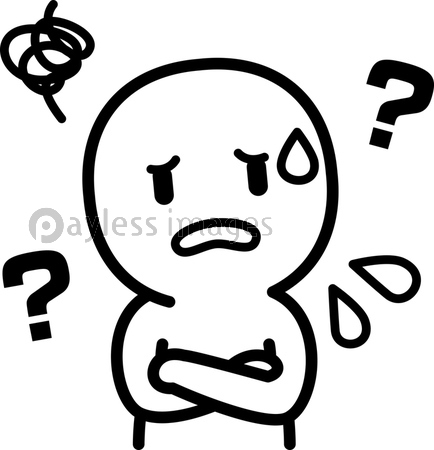 腕組みをして困惑している人物 ストックフォトの定額制ペイレスイメージズ