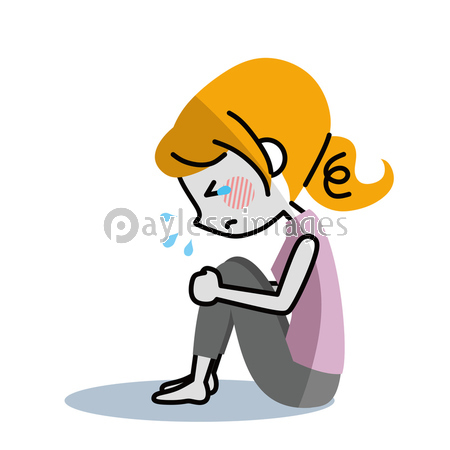 悲しむ女性 商用利用可能な写真素材 イラスト素材ならストックフォトの定額制ペイレスイメージズ