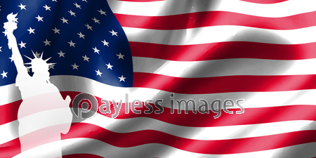 アメリカ 国旗 自由の女神 背景 商用利用可能な写真素材 イラスト素材ならストックフォトの定額制ペイレスイメージズ