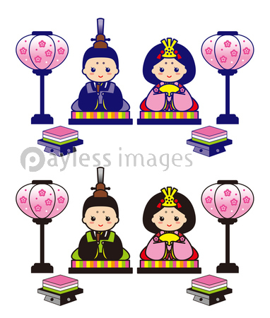 ひな祭りのイラスト 商用利用可能な写真素材 イラスト素材ならストックフォトの定額制ペイレスイメージズ