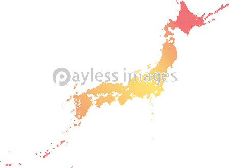 ドット日本地図素材 商用利用可能な写真素材 イラスト素材ならストックフォトの定額制ペイレスイメージズ
