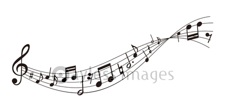 楽譜 音符 メロディ 背景 イラスト 商用利用可能な写真素材 イラスト素材ならストックフォトの定額制ペイレスイメージズ