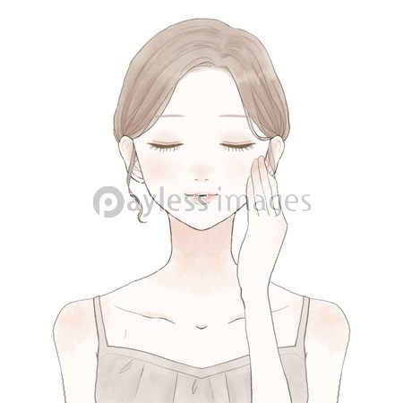 目を閉じる女性 横顔 商用利用可能な写真素材 イラスト素材ならストックフォトの定額制ペイレスイメージズ