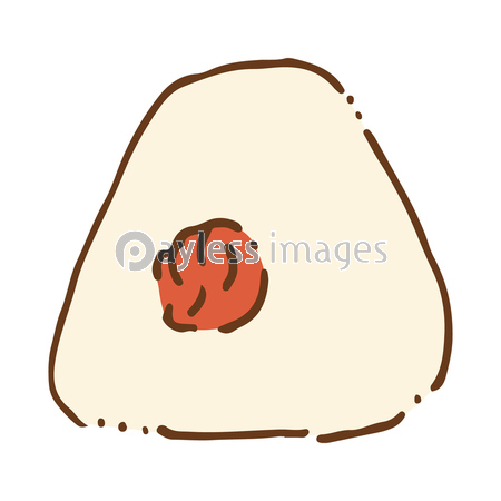 手書きのコーンおにぎりのイラスト 商用利用可能な写真素材 イラスト素材ならストックフォトの定額制ペイレスイメージズ