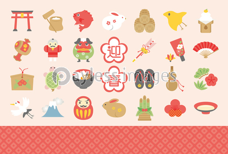 組紐 イラストセット 商用利用可能な写真素材 イラスト素材ならストックフォトの定額制ペイレスイメージズ