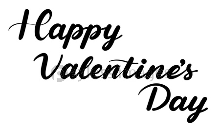 バレンタインデーの手書き文字 商用利用可能な写真素材 イラスト素材ならストックフォトの定額制ペイレスイメージズ