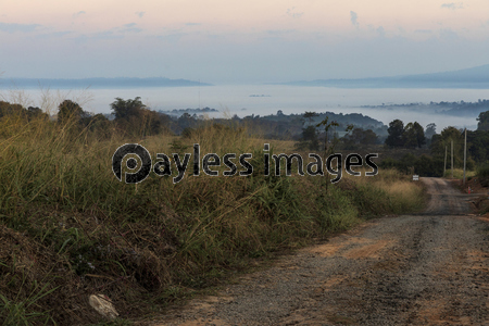 タイ国カオコーの夜明けの風景