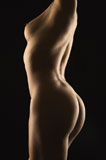 Nude+female+profile.