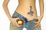 Snake+tattoo+and+apple.