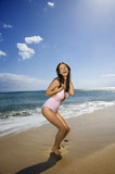 Woman+on+Maui+beach.