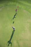 Aerial+of+golfers.