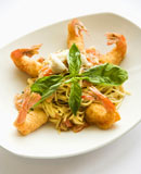 Pasta+dish+with+shrimp.
