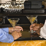 Men+at+martini+bar.