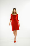 Woman+in+red+dress.