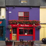 Ireland+-+Kinsale+-+Red+%26+Blue+Building+with+Flowers