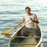 Man+rowing+a+canoe