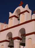 Top+of+church+in+Santorini+Greece