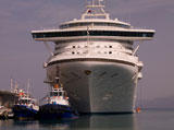 Cruise+ship+docked+in+Kusadasi+Turkey