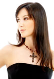 lovely+brunette+with+crucifix