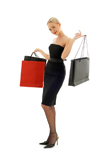 shopping+blond+in+black+dress+%232