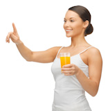 woman,with,glass,of,juice