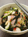 Tiger+Prawn+Wakame+and+Cucumber+Salad+with+Ginger