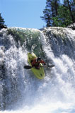 Kayaker+in+rapids+going+over+waterfall