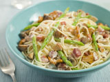 Linguine+with+Girolle+Mushrooms+Asparagus+and+Pancetta